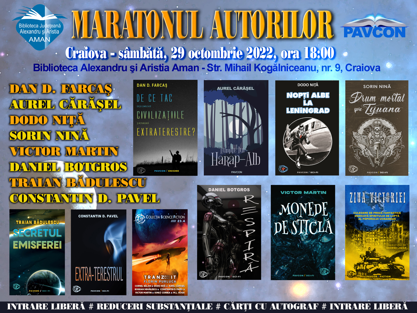 „Maratonul autorilor”,