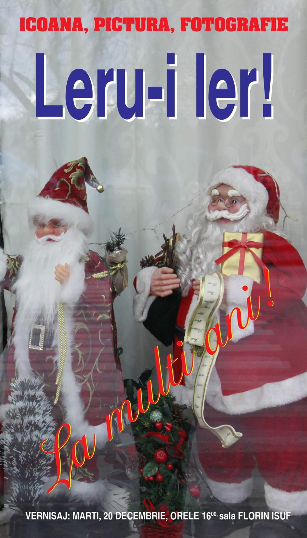 Centrul Județean pentru Conservarea și Promovarea Culturii Tradiționale Gorj vă invită la vernisarea expoziției de icoană, pictură și fotografie “Leru-i ler!”