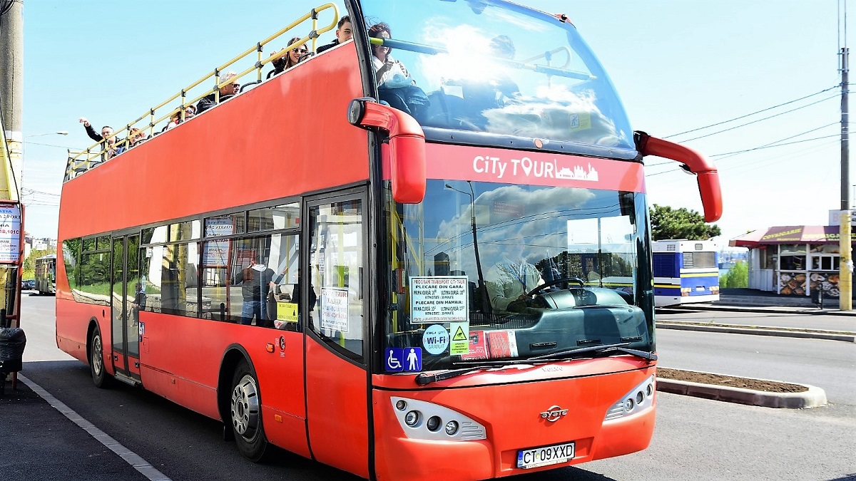 Autobuze etajate, de 1 Mai, în Constanța și Mamaia
