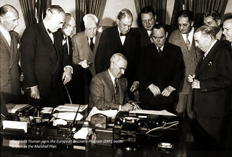 3 aprilie 1947: Semnarea Planului Marshall