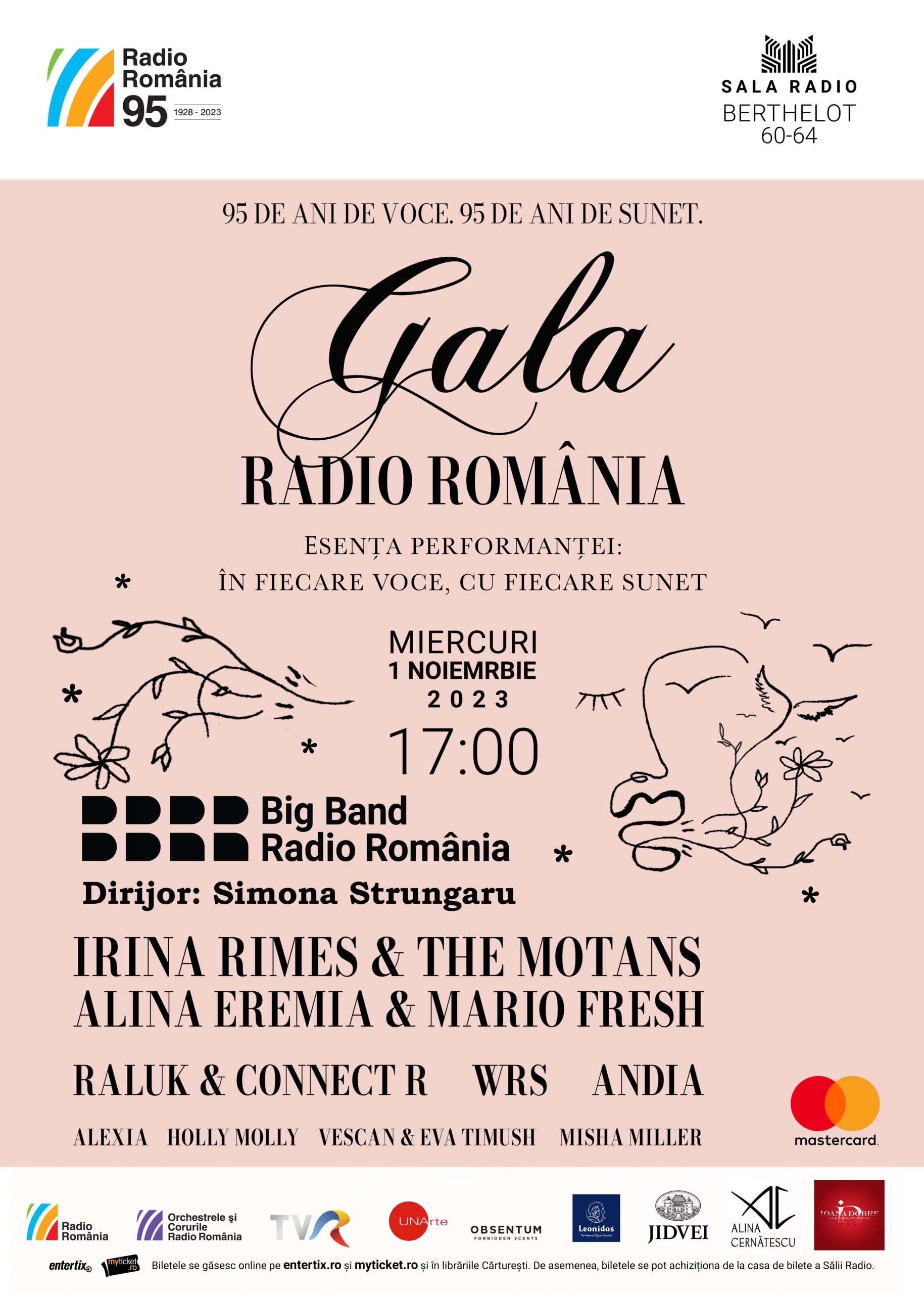 La 95 de ani de existență, Radio România premiază Excelența