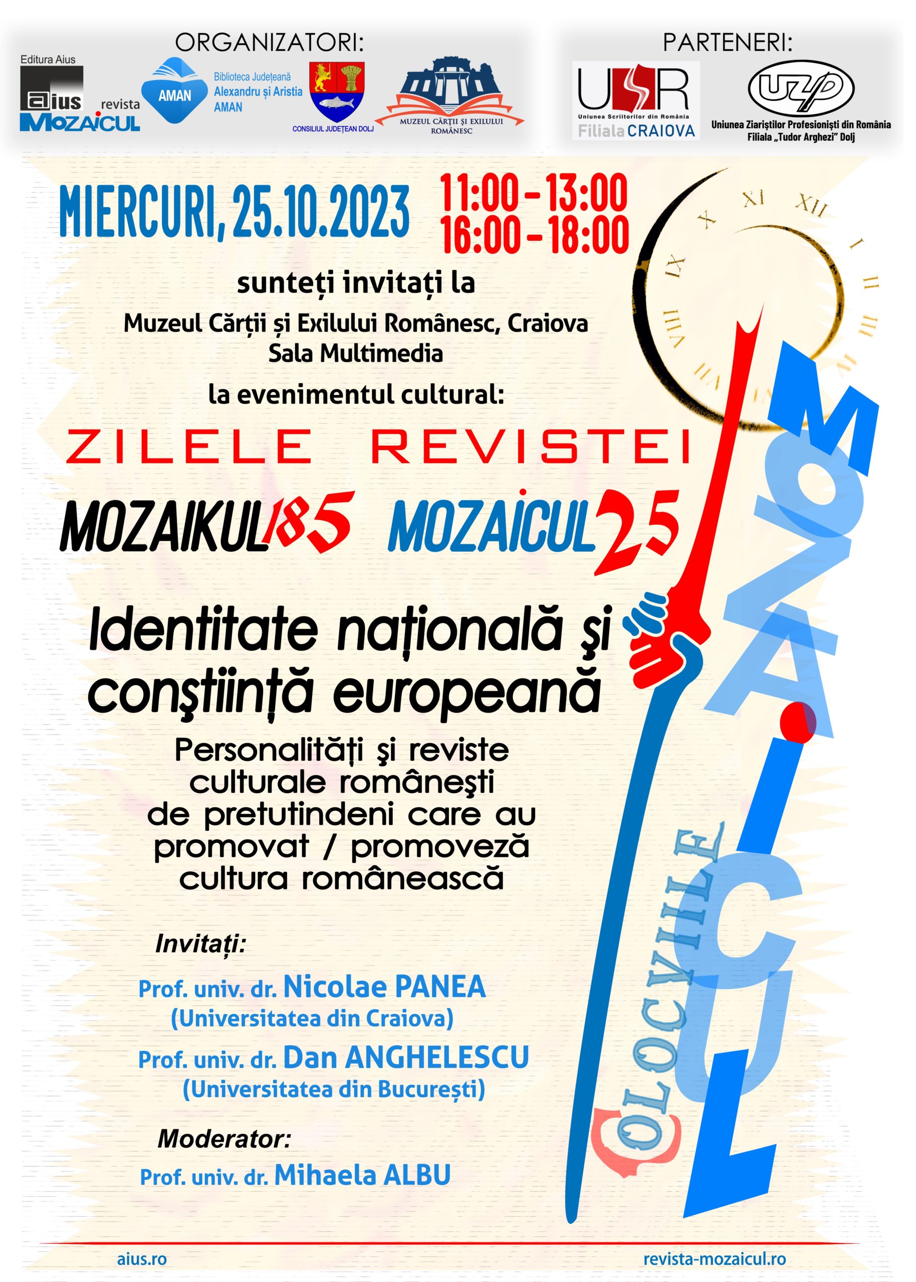 Zilele Revistei Mozaikul 185 – Mozaicul 25