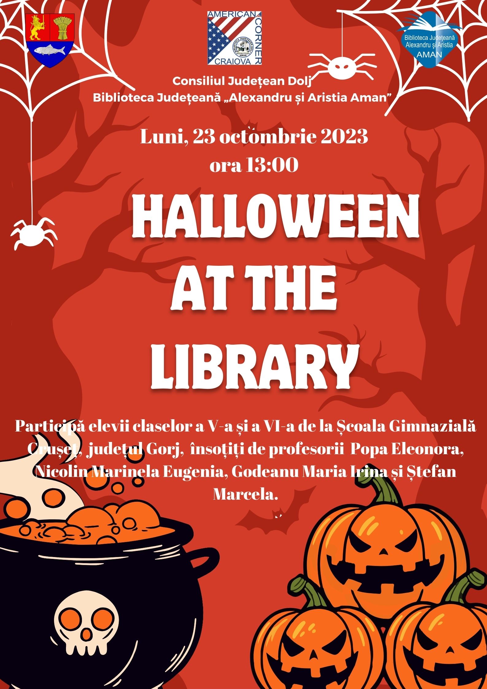 Halloween la biblioteca