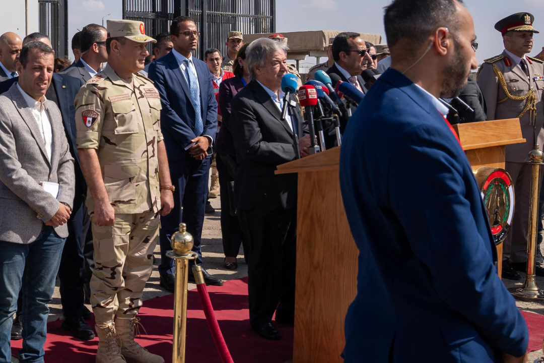 Apel al secretarului general al ONU, la Rafah: Camioanele cu ajutoare fac diferența dintre viață și moarte (audio)