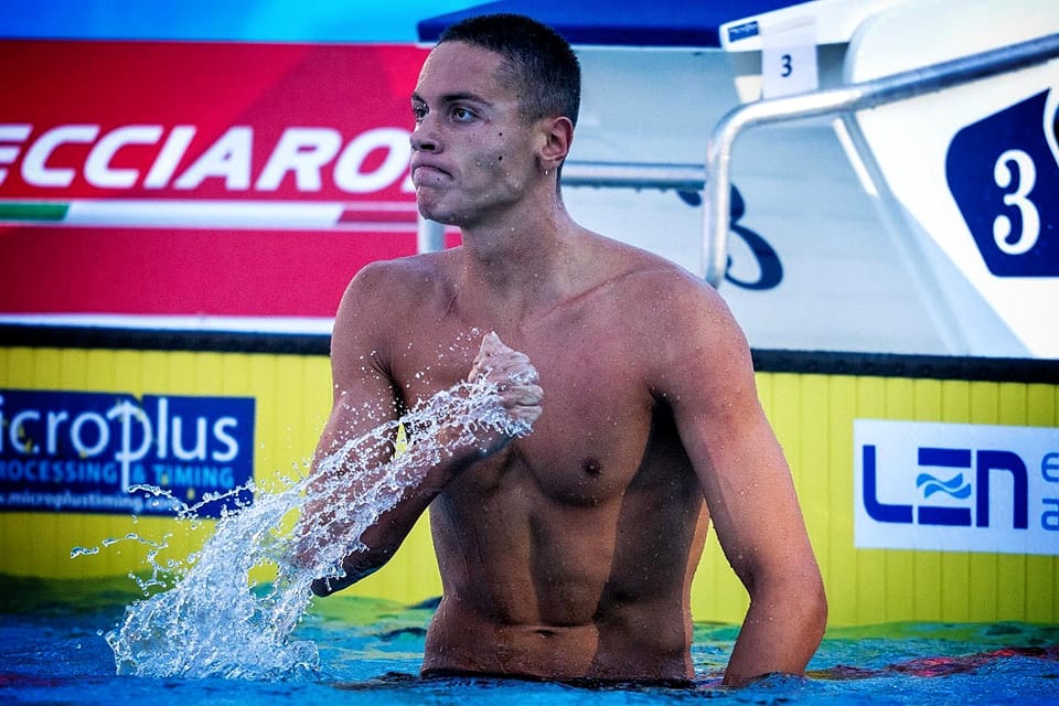 Campionatele Naționale de Înot: David Popovici, medalia de aur la 100 m liber