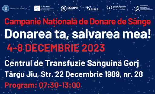 „Donarea ta, salvarea mea!” – campanie de donare de sânge