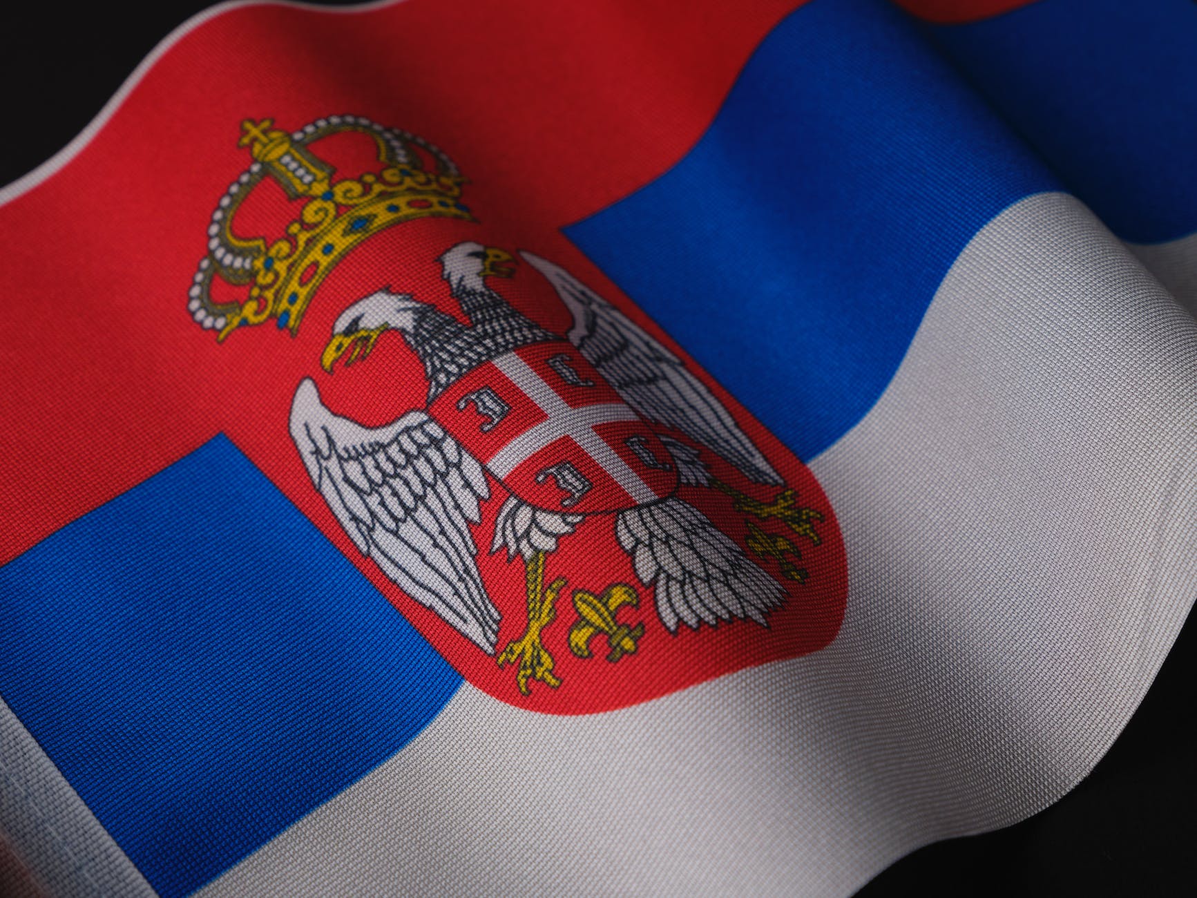 the national flag of serbia