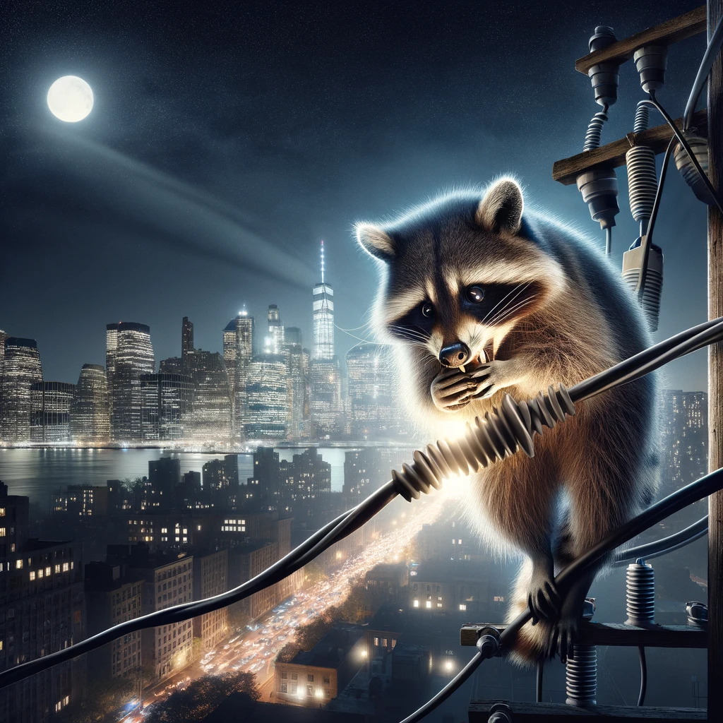 7.000 de oameni au rămas fără curent electric din cauza unui raton