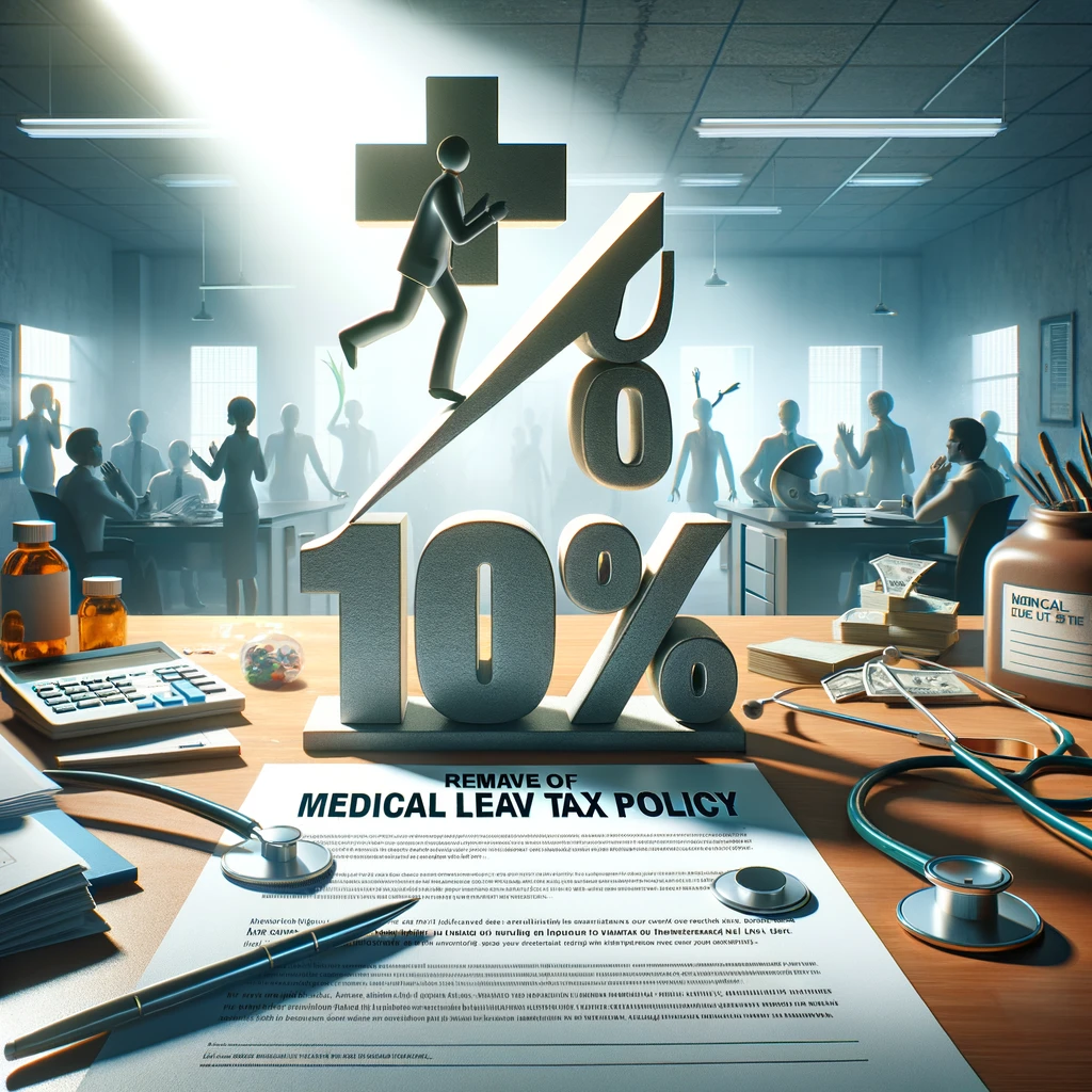 Impozitarea concediilor medicale cu 10 la sută ar putea fi eliminată