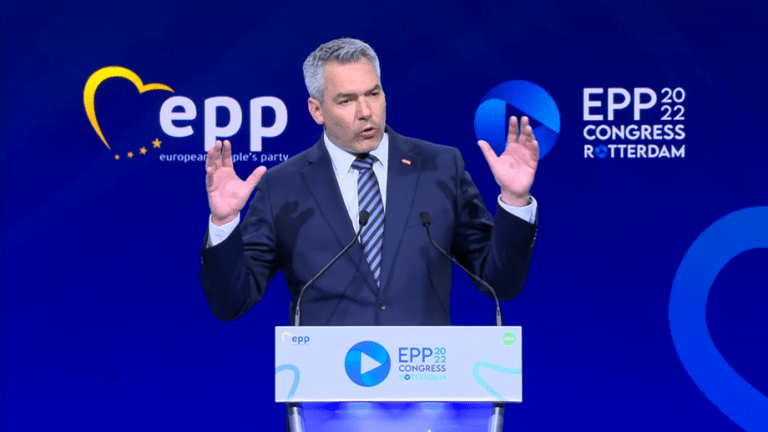 Congresul PPE, București/ Cancelarul Austriei a scris, pe X: Sistemul Schengen nu funcţionează, în prezent, deci, nu poate fi extins!