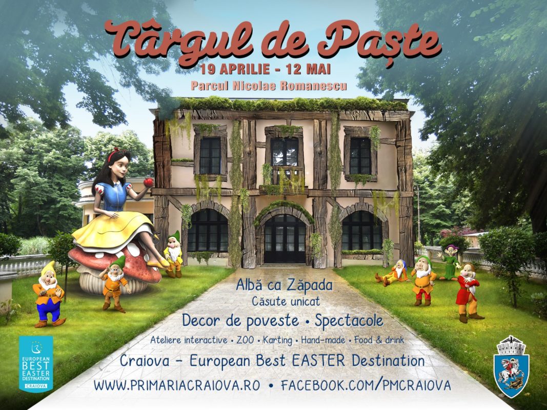 Primăria Craiova: Încep pregătirile pentru Târgul de Paște 2024, în Parcul Romanescu