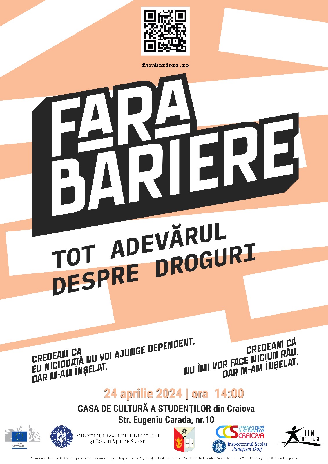 Proiect ”Generație fără bariere – Suntem altfel” – Anul European al Tineretului