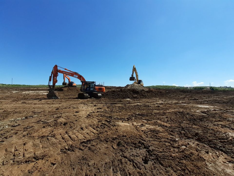 ”Ceremonia de spargere a solului”, la Spitalul Regional de Urgență Craiova (galerie foto)