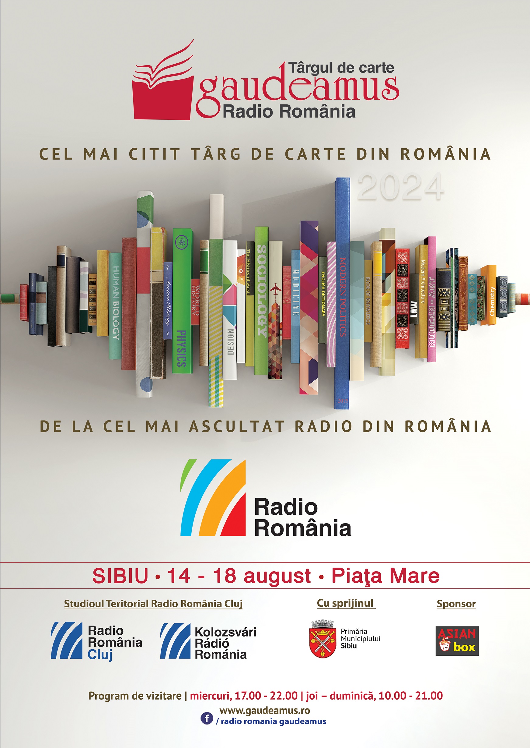 Târgul de Carte Gaudeamus Radio România – ediția Sibiu 2024