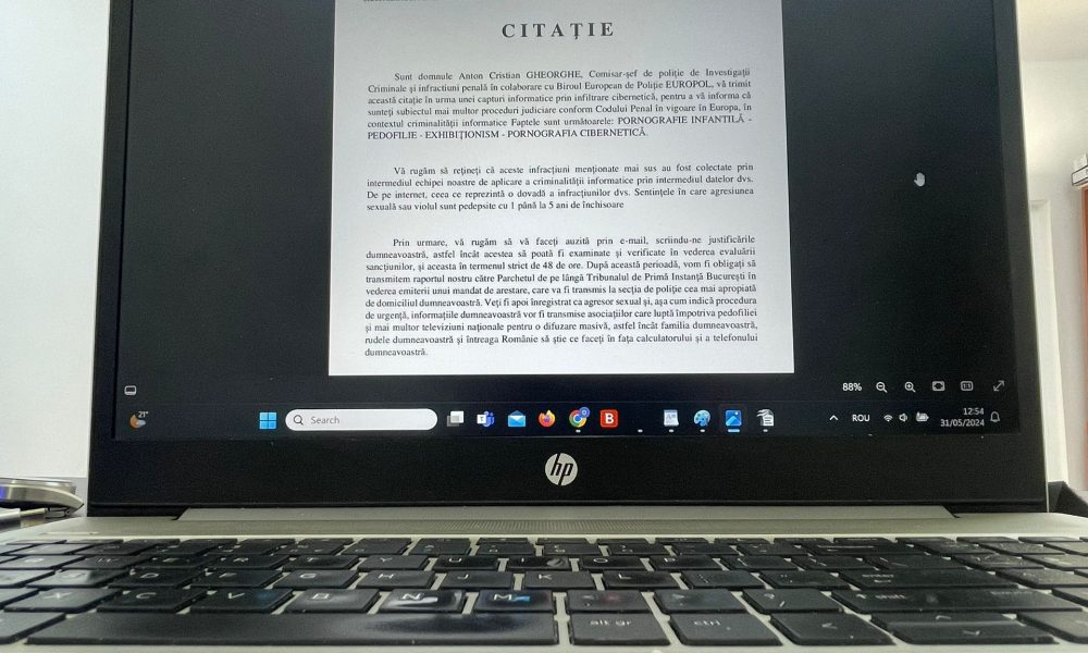 Atenție la citațiile false, trimise prin e-mail!