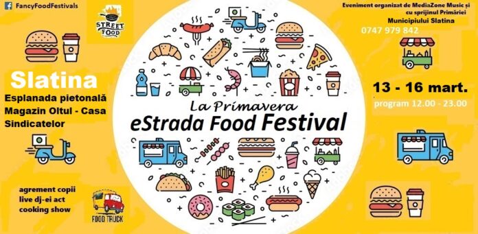Slatina: „eStrada Food Festival” pe esplanada din centrul orașului