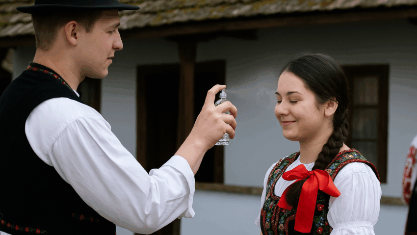 A Doua Zi De Pa te Obiceiul Stropitului Sau Udatul Fetelor 