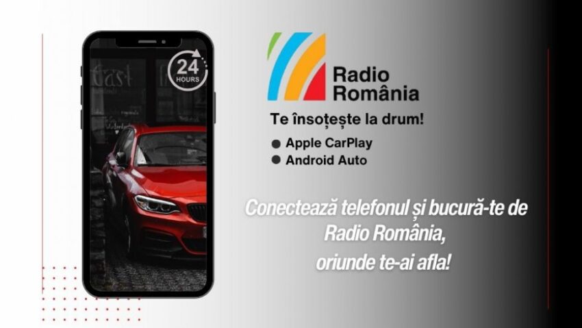 Aplicația Radio România, acum disponibilă prin Apple CarPlay și Android Auto