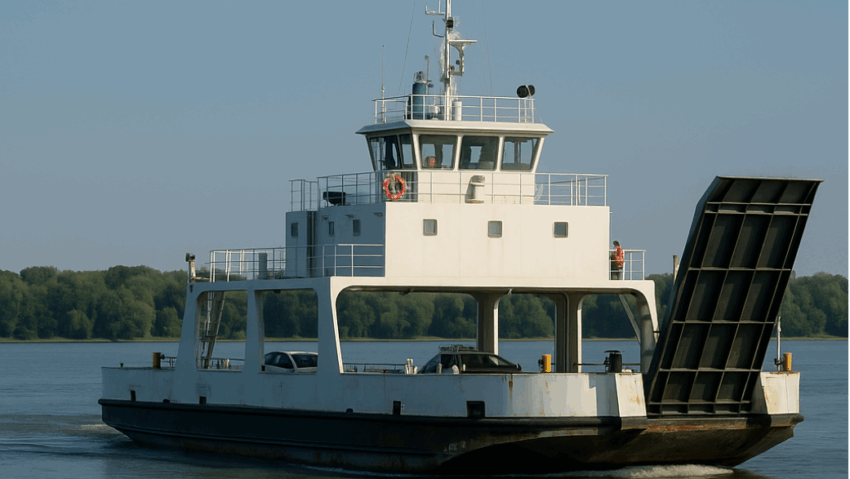 Traficul pe ruta cu feribotul Oryahovo – Bechet, suspendat din cauza nivelului scăzut al Dunării