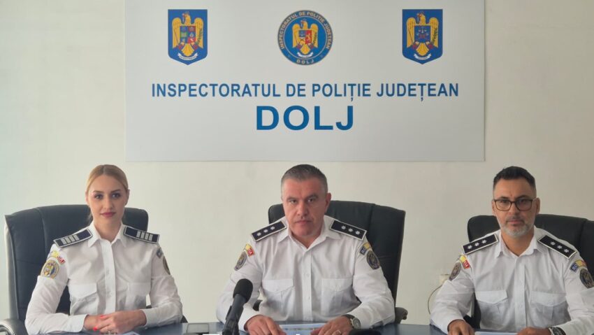 Bilanț la 6 luni: Poliția Dolj, rezultate semnificative în combaterea criminalității și creșterea siguranței publice