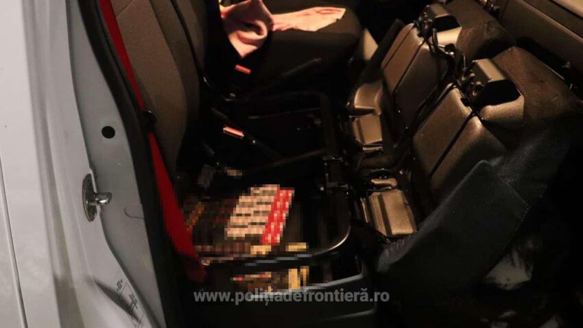 Captură de 60.000 de țigarete la punctele de frontieră Calafat și Giurgiu