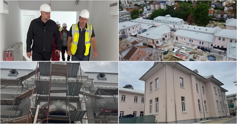 Lucrările de modernizare la Spitalul Vechi din Râmnicu Vâlcea, finalizate în proporție de 75%