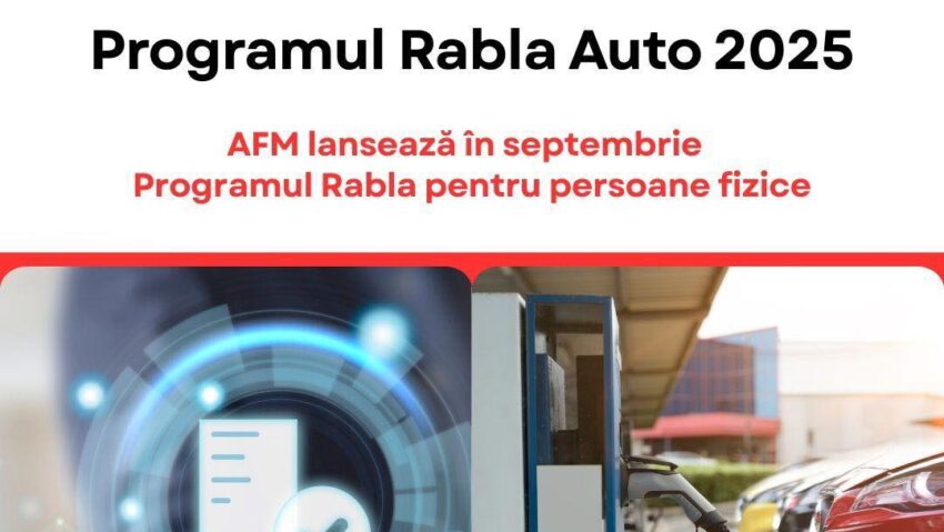 Programul Rabla pentru persoane fizice debutează în septembrie, cu ecotichete reduse