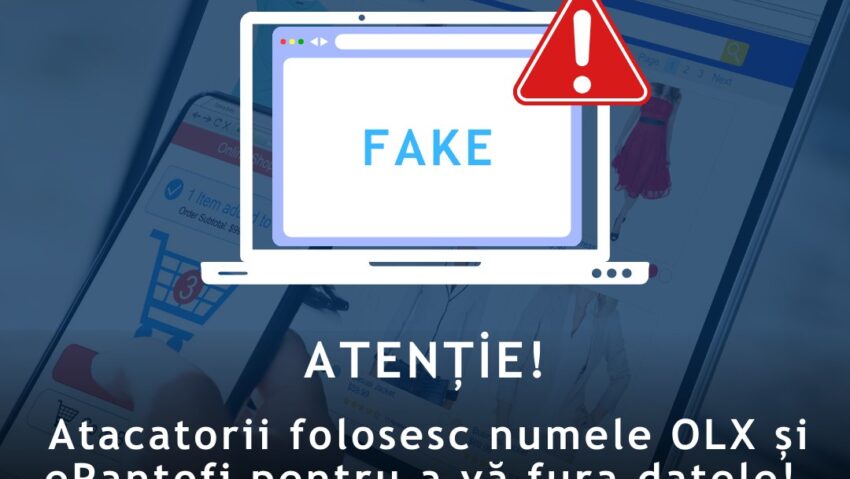 Campanii de fraudă online cu identitatea platformelor OLX sau ePantofi