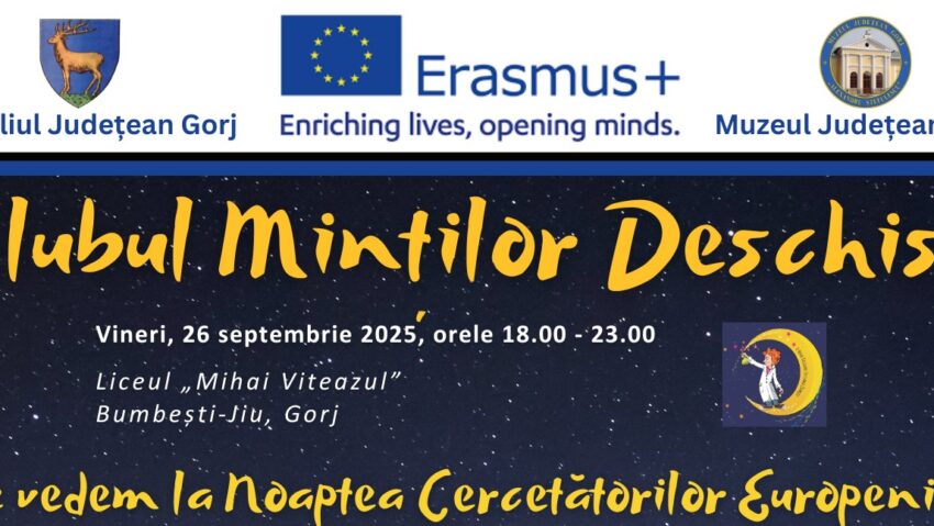 Muzeul Județean Gorj „Alexandru Ștefulescu” participă la evenimentul Noaptea Cercetătorilor Europeni