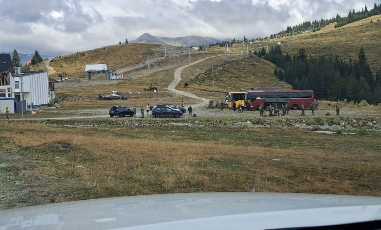 Gorj: exercițiu militar la Rânca