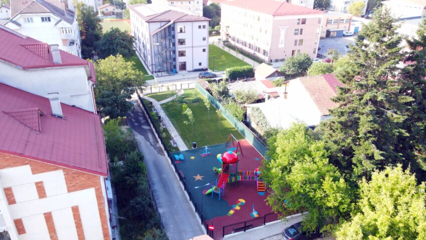 Râmnicu Vâlcea: nou spațiu de agrement lângă Colegiul Energetic
