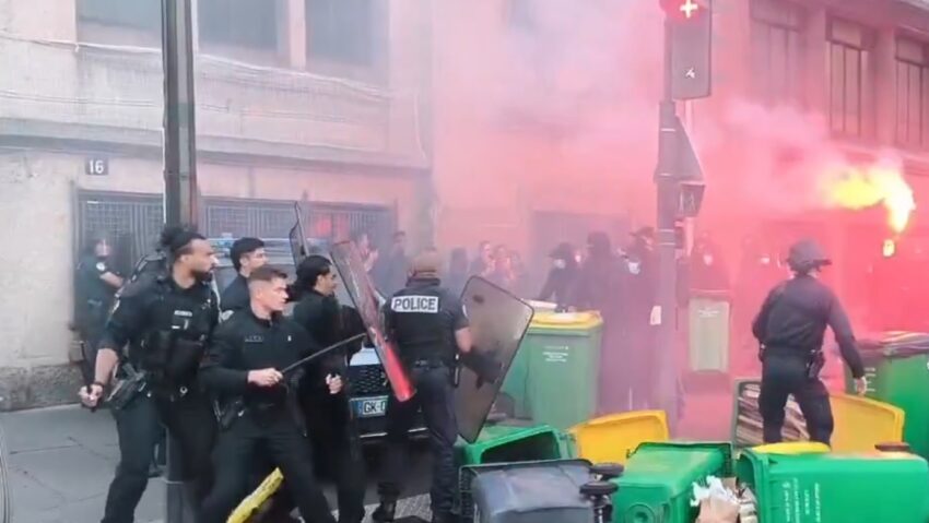 Proteste antiguvernanentale în Franţa
