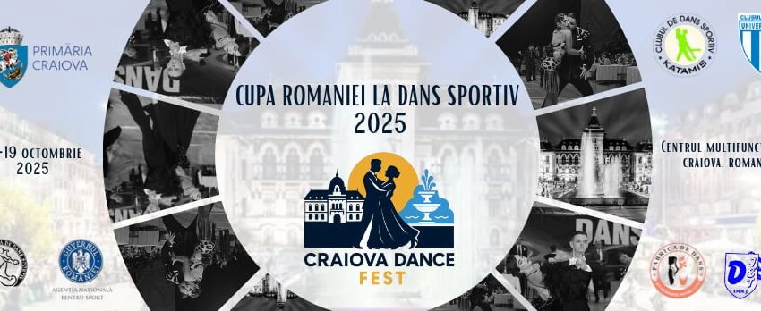 Cupa României la Dans Sportiv revine la Craiova după un deceniu