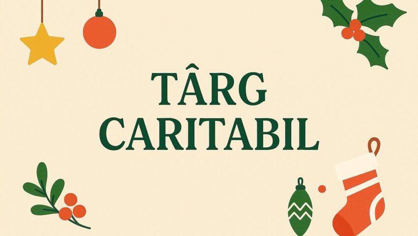 Târg caritabil de Crăciun la Craiova pentru Eduard