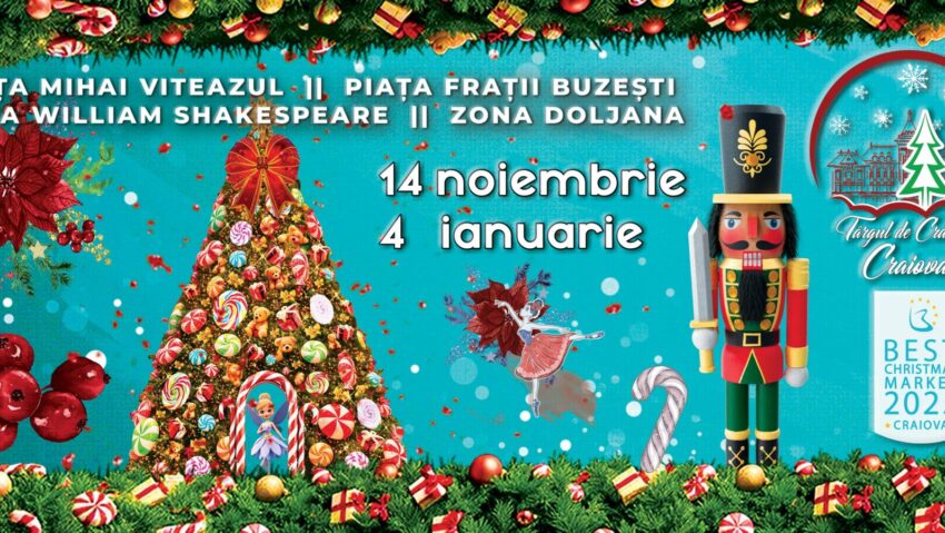 S-a deschis Târgul de Crăciun de la Craiova