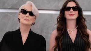 Primele imagini cu Meryl Streep şi Anne Hathaway în „Diavolul se îmbracă de la Prada 2”