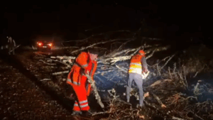 Intervenții ale angajaților SDN Vâlcea pe DN 7A