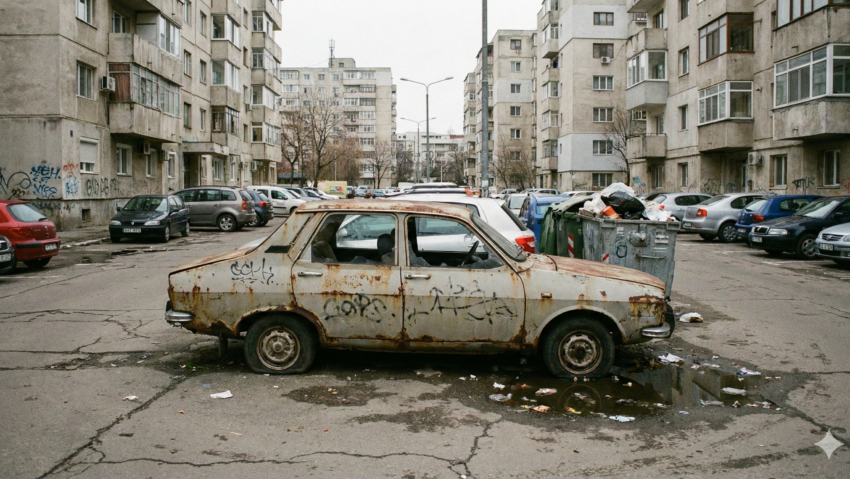 Craiova: alte 12 autovehicule abandonate vor fi ridicate de pe străzile orașului