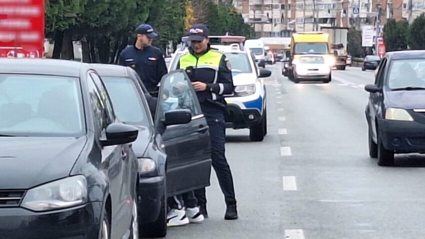 Acțiuni ample ale poliției pentru reducerea riscului rutier