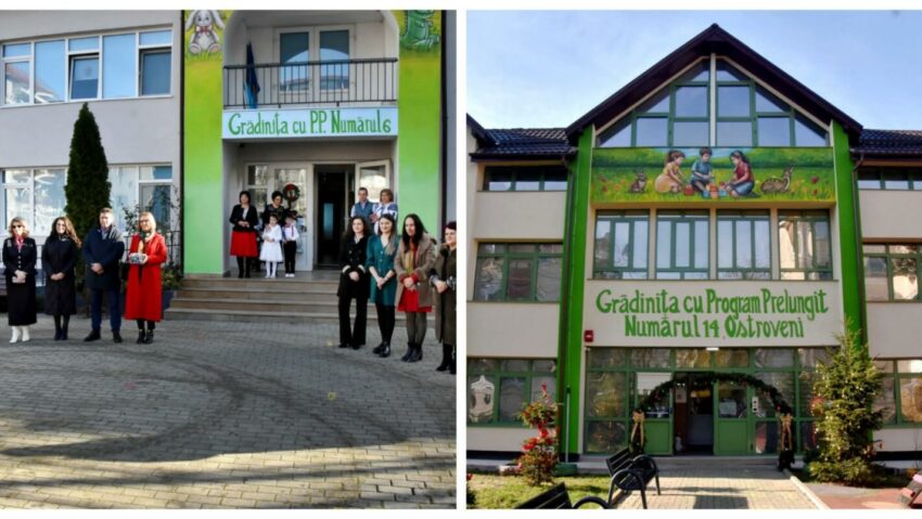 Râmnicu Vâlcea: două grădinițe din cartierul Ostroveni modernizate
