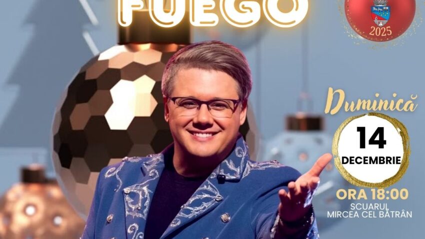 Magia sărbătorilor de iarnă ajunge în centrul Râmnicului, cu Ansamblul „Zestrea” și FUEGO