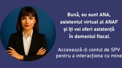 Agenția Națională de Administrare Fiscală a lansat chatbot-ul „ANA”