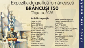 BRÂNCUȘI 150 – expoziție de grafică românească vernisată simultan la Târgu Jiu și în alte 20 de țări de pe șase continente