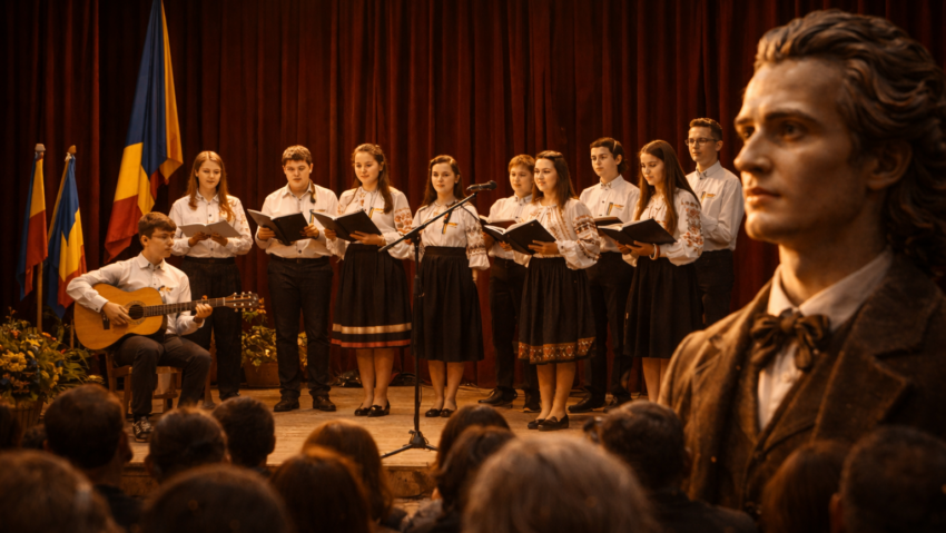 „Eminescu – poezie și identitate culturală”, eveniment dedicat Zilei Culturii Naționale, la Băilești