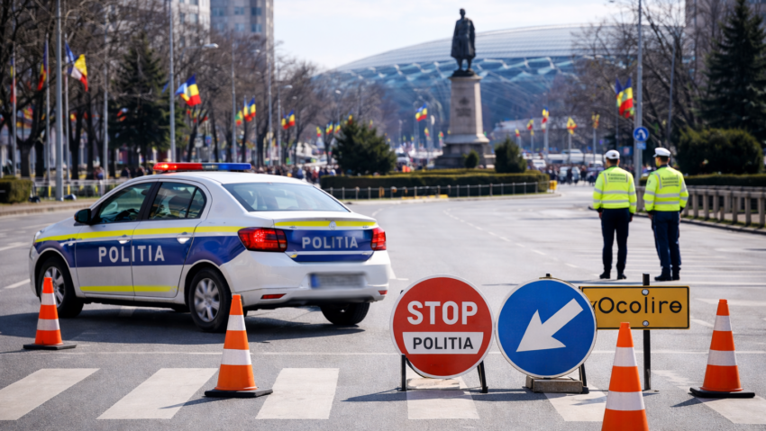 Restricții de circulație în Craiova, sâmbătă, pentru evenimente sportive și ceremoniale