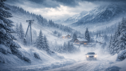 Val de aer polar peste România: ger, ninsori și vânt puternic