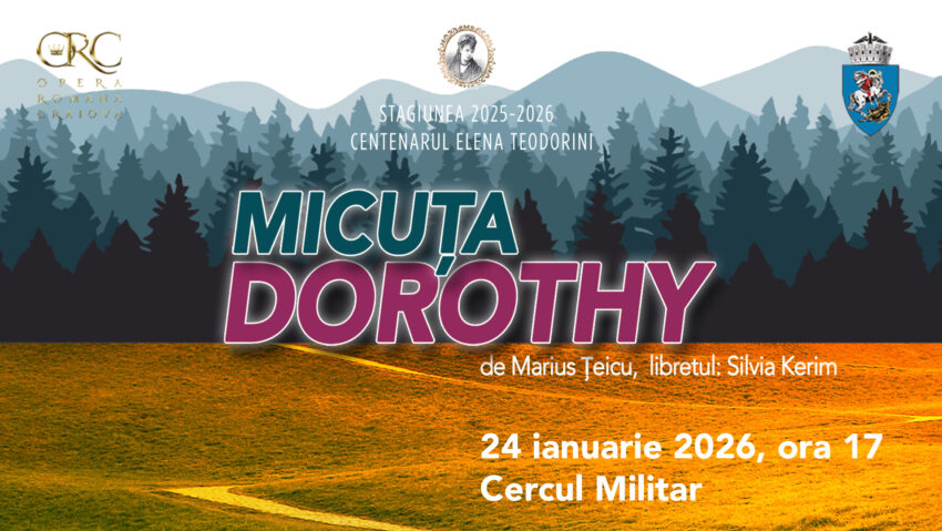 Un spectacol pentru întreaga familie: „Micuța Dorothy”, la Opera Craiova