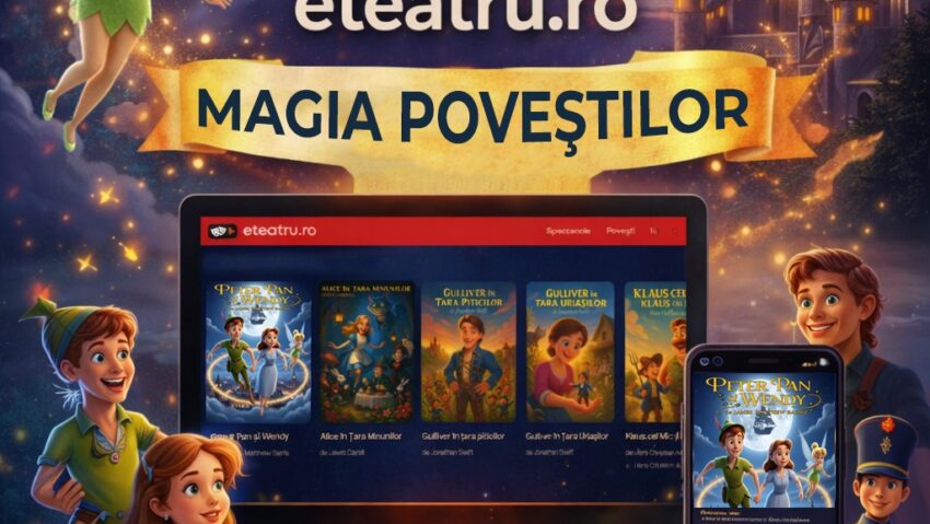 Eteatru.ro devine, din 15 ianuarie, cel mai sigur loc de joacă pentru copii