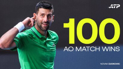 Novak Djokovici a reuşit victoria cu numărul 100 la Australian Open