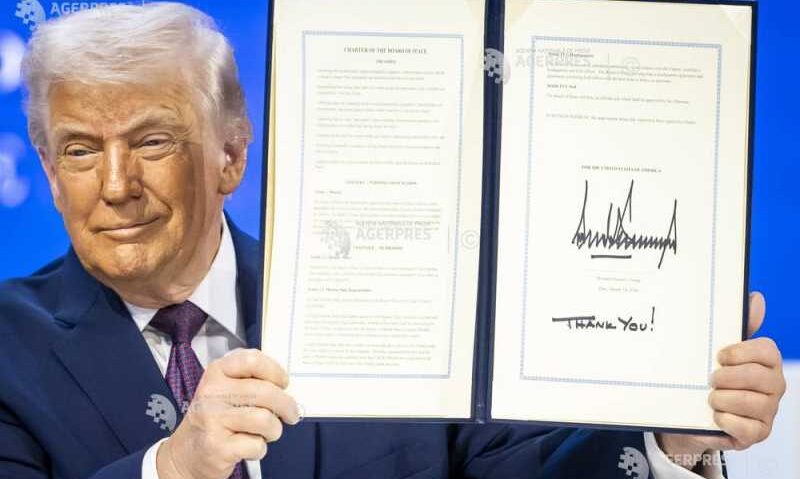 Donald Trump şi-a lansat, oficial, la Davos, Consiliul pentru Pace